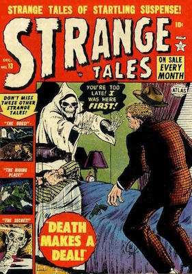 Strange Tales #13 precode horror comic. Click for values