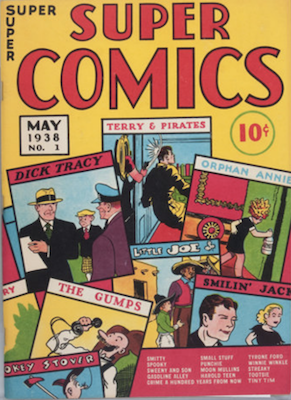 Super Comics #1 (1938). Dell. Click for values