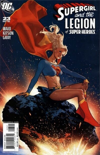 #39: Supergirl and the Legion of Super-heroes 23 Hughes Variant (2006). Click for values