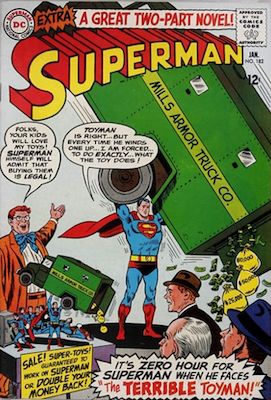 Superman comic book #182: First Silver Age appearance of Toyman