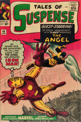 Tales of Suspense #49: First X-Men crossover story. Click for values