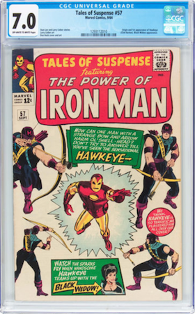 Tales of Suspense 57 is a tough book in high grade, and very expensive in VF or higher. Our pick is CGC 7.0. Click to buy a copy