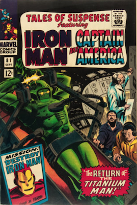 Tales of Suspense #81. Click for current values.