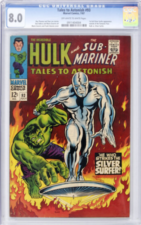 A nice crisp CGC 8.0 of Tales to Astonish 93 will cost you under $350! Click to buy a copy