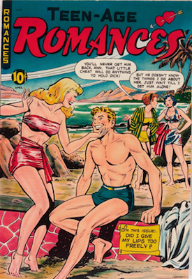Teen-Age Romances #9: Matt Baker cover art. Click for value