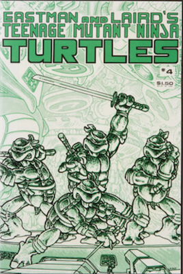 Teenage Mutant Ninja Turtles #4 (1985). Click for value