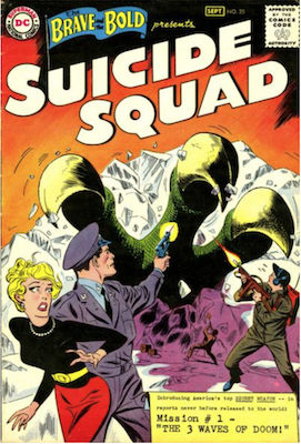 Undervalued Comics: Brave and the Bold 25, 1st Suicide Squad. Click to find a copy