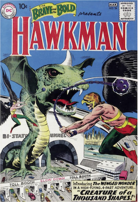 Brave and the Bold #34: First Appearance of Silver Age Hawkman and Hawkgirl. Click for current values.