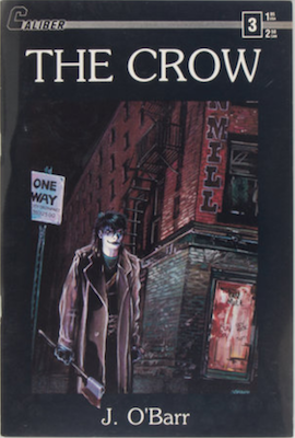Most valuable comic books of the copper age, The Crow #3 (1989): First printing. Click for values