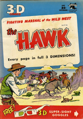 The Hawk 3-D: Matt Baker cover. Click for values