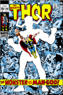 Thor #169: Galactus cover