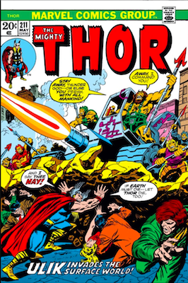 Thor #211: Click for Values
