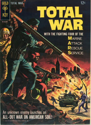 Total War #1 (1966): Becomes MARS Patrol from #3, Gold Key. Click for values