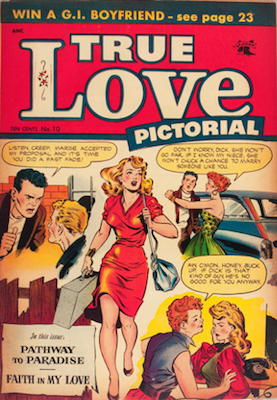 True Love Pictorial #10. Classic Matt Baker cover. Click for values