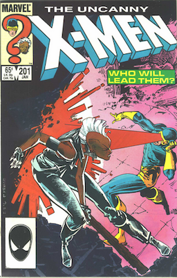 Uncanny X-Men #201: 1st Cable as Baby Nathan. Click for values