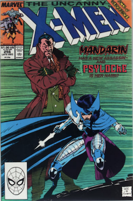 Uncanny X-Men #256: 1st Betsy Braddock as Psylocke. Click for values