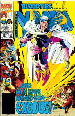 Uncanny X-Men #307 Original. Click for values