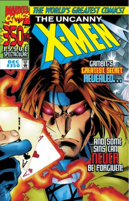 Uncanny X-Men Comics #350: Regular newsstand cover. Click for values