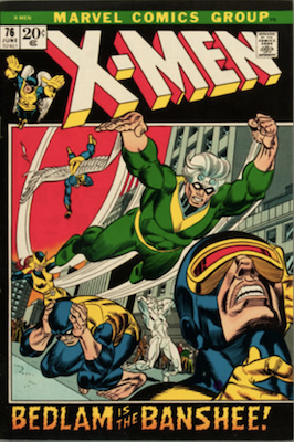 Uncanny X-Men #76. One of the reprint series which ran until #94 relaunched the series. Click for values