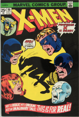 Uncanny X-Men #90. One of the reprint series which ran until #94 relaunched the series. Click for values