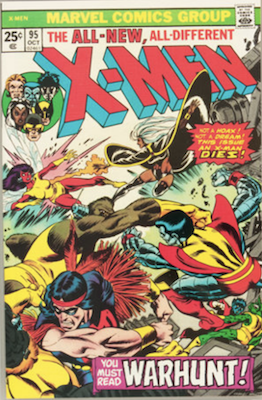 Uncanny X-Men #95, 4th Wolverine, Death of Thunderbird. Click for values