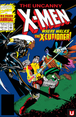Uncanny X-Men annual #17: 1st appearance of the X-Cutioner, 