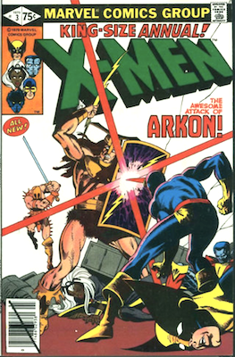 Uncanny X-Men Annual #3. Click for values