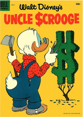 Uncle Scrooge #9. Click for values.