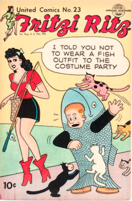 United Comics #23 (1952): Early Peanuts appearance. Click for values