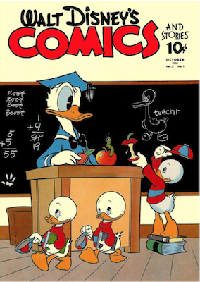Walt Disney's Comics and Stories #25. Click for values.