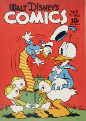 Walt Disney's Comics and Stories #27. Click for values.