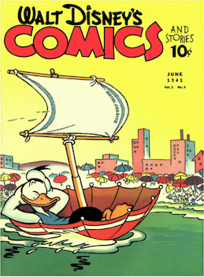 Walt Disney's Comics and Stories #9. Click for values.