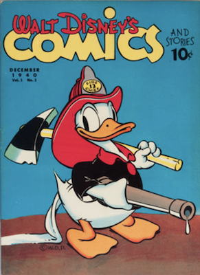 Walt Disney's Comics and Stories #3. Click for values