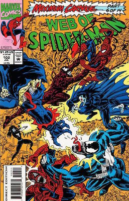 Maximum Carnage Part 6: Web of Spider-Man #102