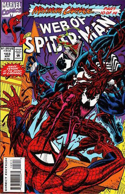 Maximum Carnage Part 10: Web of Spider-Man #103