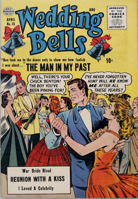 Wedding Bells #16, Matt Baker comic. Click for values