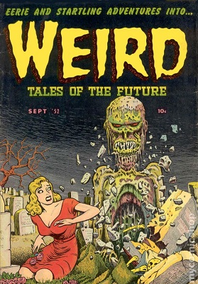 Weird Tales of the Future #3 (1952): Classic Cover art. Click for values