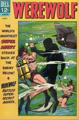 Werewolf #2 (1967), Dell Comics. Click for values