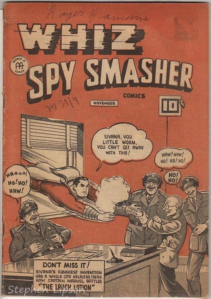 Canadian Whites: Whiz Spy Smasher comics v4 #11