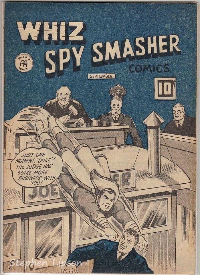 Whiz Spy Smasher comics v4 #8