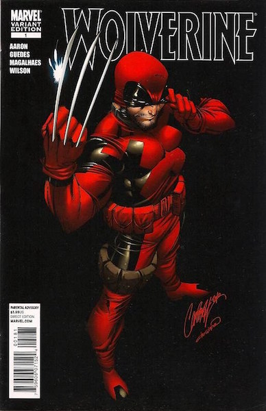 Wolverine 1 (Deadpool) Campbell Variant (2010). Click for values