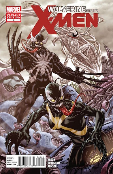Wolverine and the X-Men 4 Brooks Venom Variant (2012). Click for values