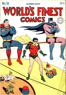 World's Finest Comics #18. Click for values.