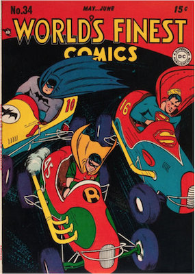 World's Finest Comics #34. Click for values.