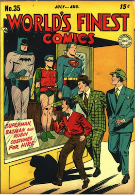 World's Finest Comics #35. Click for values.