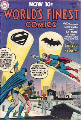 World's Finest Comics #74. Click for values.