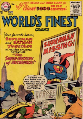 World's Finest Comics #84. Click for values.