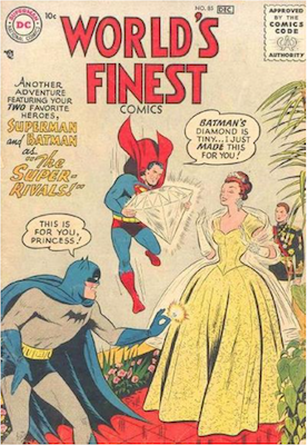 World's Finest Comics #85. Click for values.