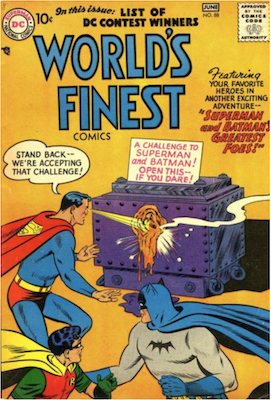 World's Finest Comics #88. Click for values.