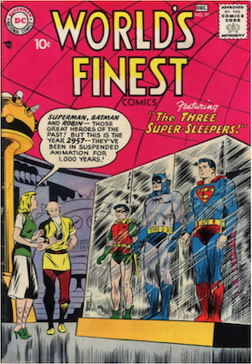 World's Finest Comics #91. Click for values.